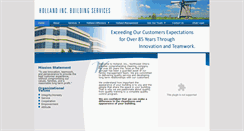 Desktop Screenshot of hollandbuildingservices.com